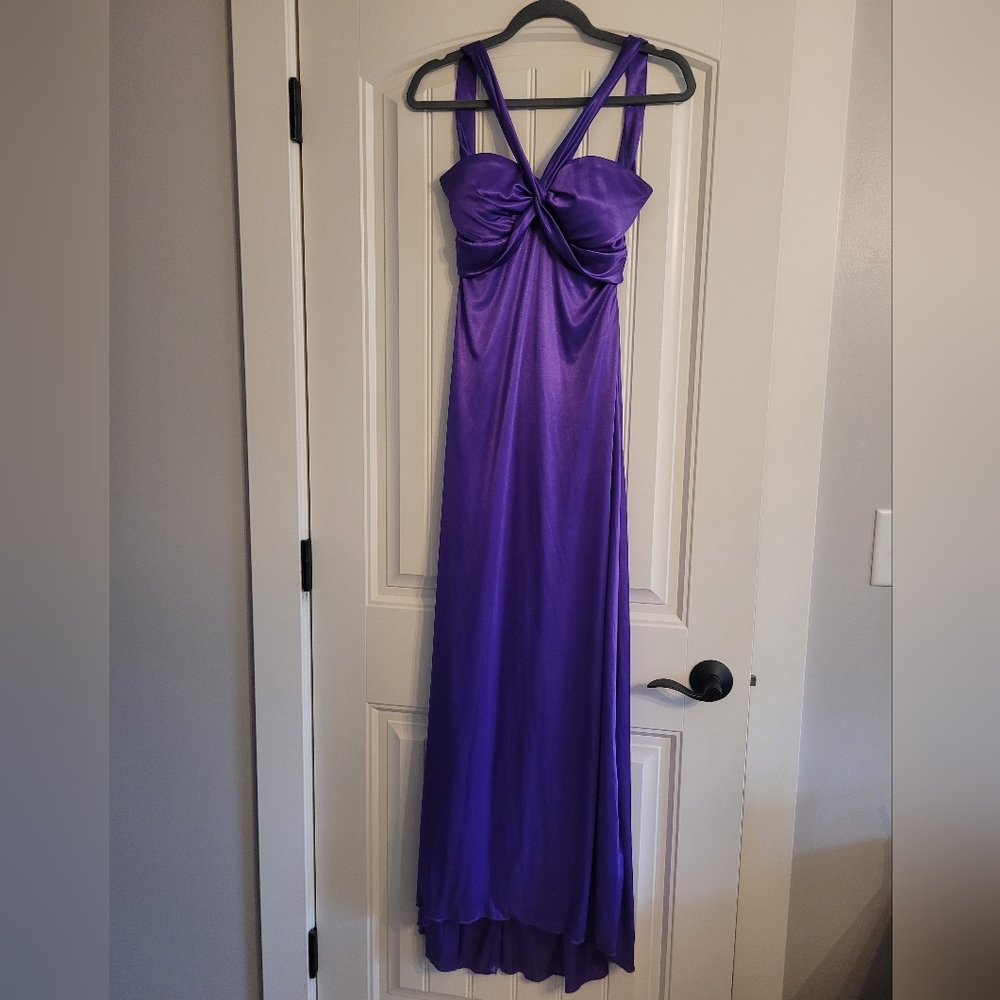 Formal Rich Purple Floor-length Gown